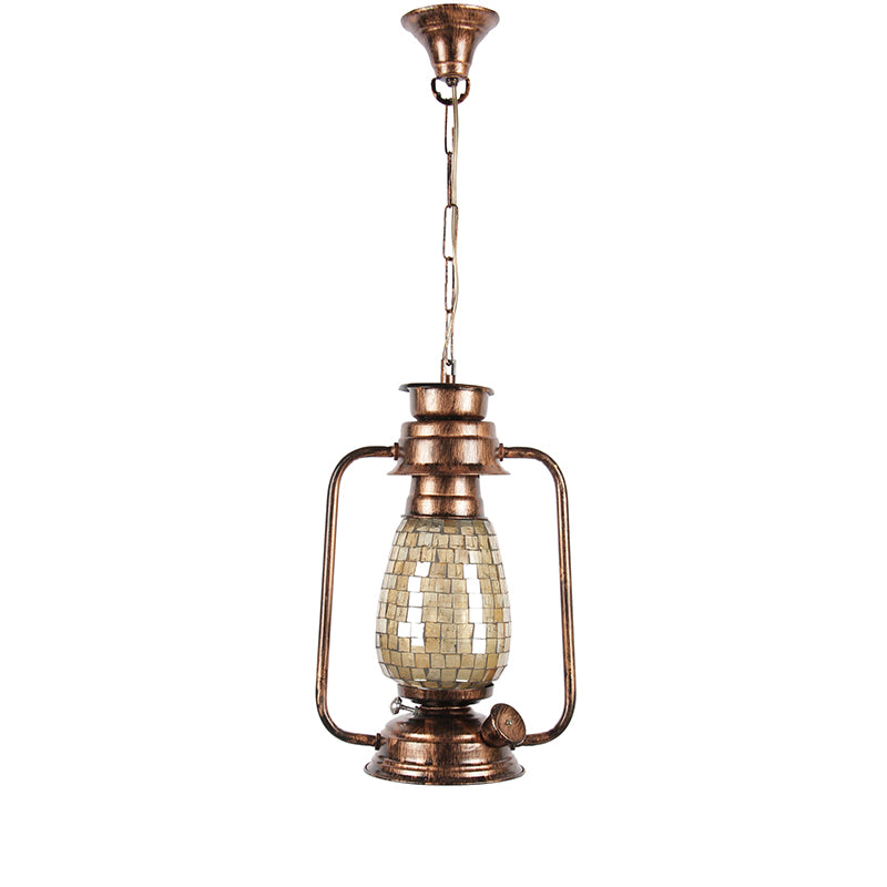 Buy Avina Mosaic Lantern Ceiling Lamp - Copper Ceiling Lamp from Vaaree