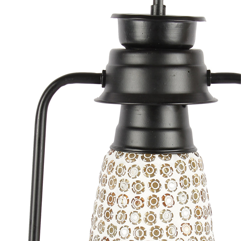 Buy Navina Mosaic Lantern Table Lamp - Black Table Lamp from Vaaree