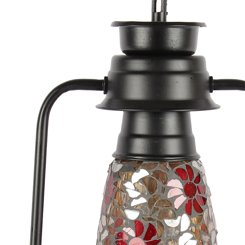 Buy Phoolkari Mosaic Lantern Table Lamp - Black Table Lamp from Vaaree