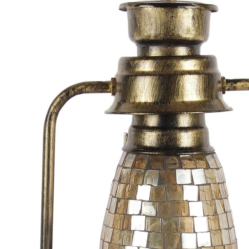 Buy Avina Mosaic Lantern Table Lamp - Gold Table Lamp from Vaaree