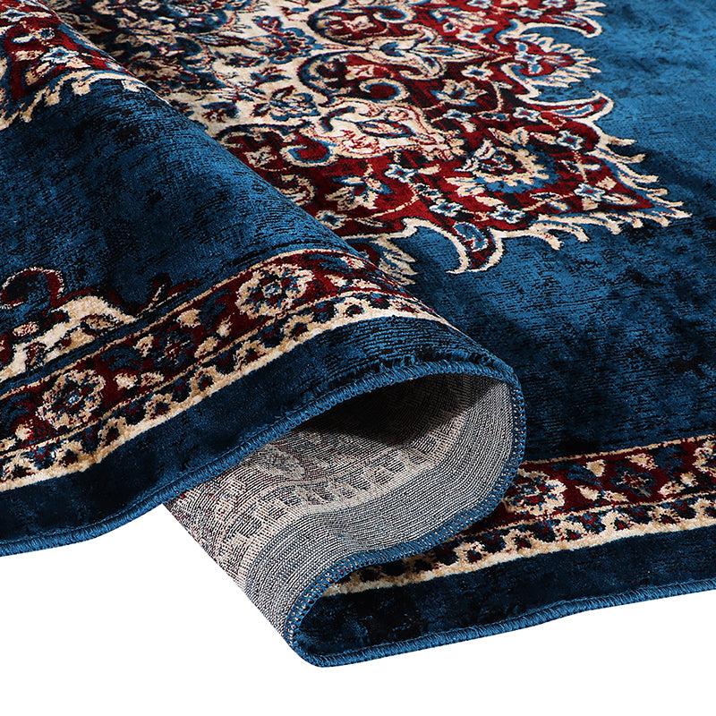 Buy Sinera Ethnic Carpet - Dark Blue Carpet from Vaaree