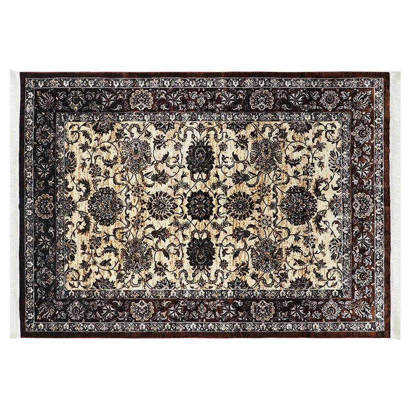 Buy Aavni Flora Carpet - Beige Carpet from Vaaree