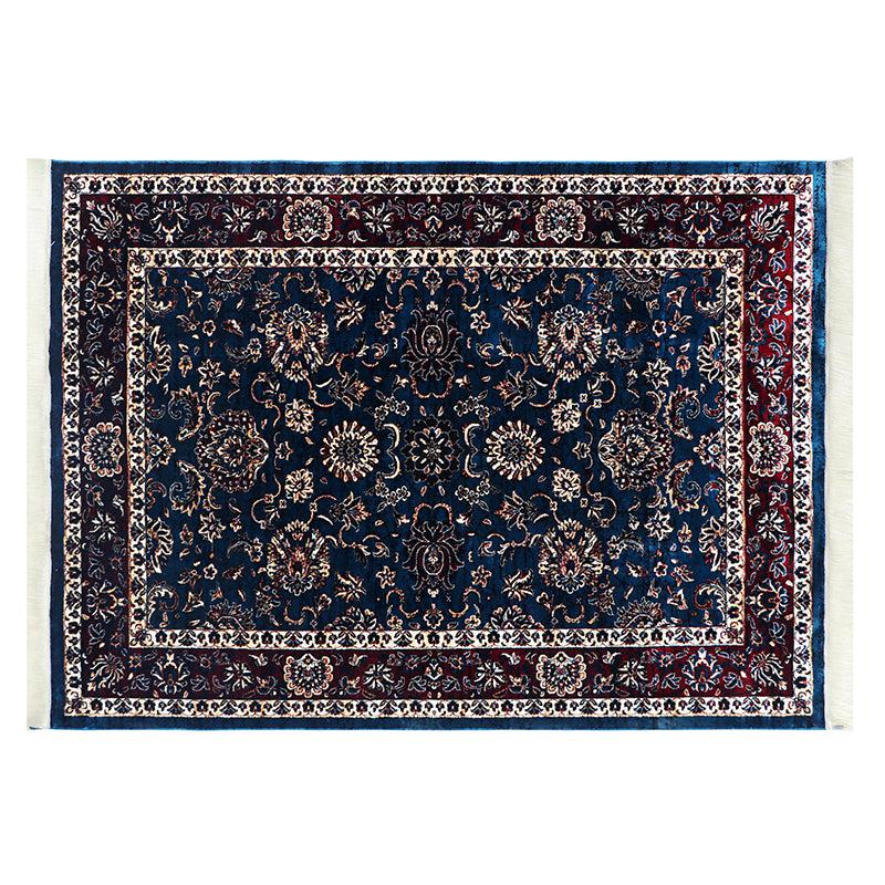 Buy Aavni Flora Carpet - Dark Blue Carpet from Vaaree