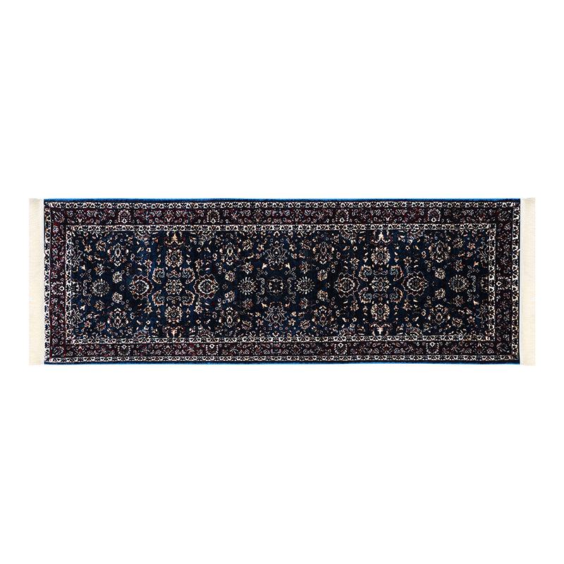 Buy Aavni Flora Runner Rug - Dark Blue Runner Rug from Vaaree