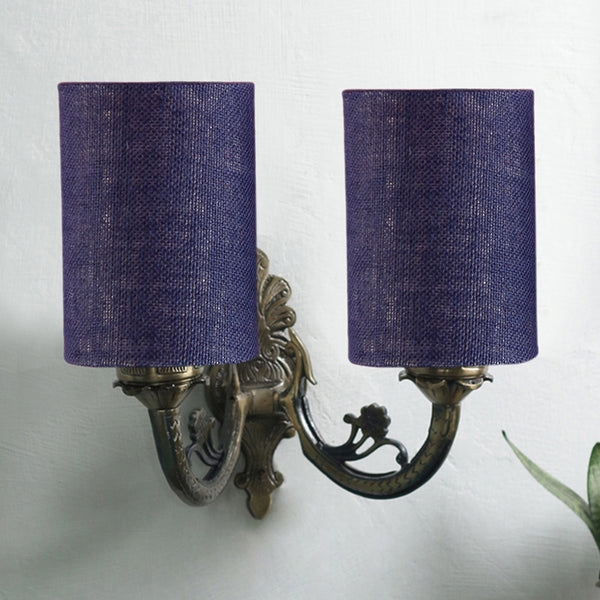 Buy Vintage Cylindrical Duo Wall Lamp - Blue Wall Lamp from Vaaree