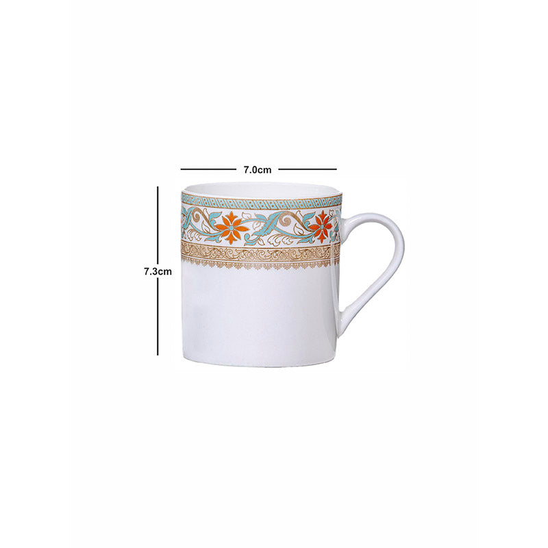 Buy Aakriti Ethnic Mug (210 ML) - Set Of Six Mug & Tea Cup from Vaaree