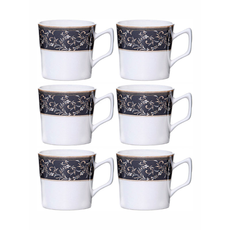 Mug & Tea Cup - Stelo Ethnic Mug (120 ML) - Set Of Six