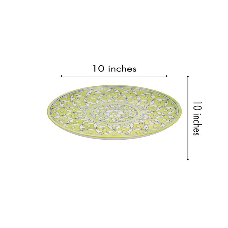 Buy Dwani Mandala Marble Platter Platter from Vaaree