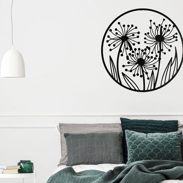 Wall Accents - Fluer Black Wall Art