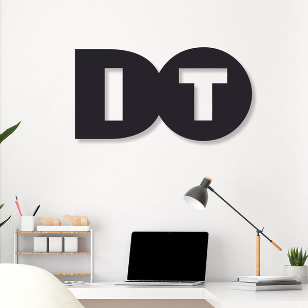 Wall Accents - Do It Black Wall Art