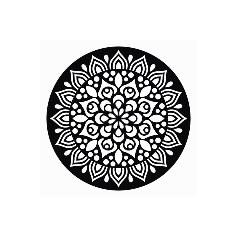 Wall Accents - Adla Mandala Black Wall Art