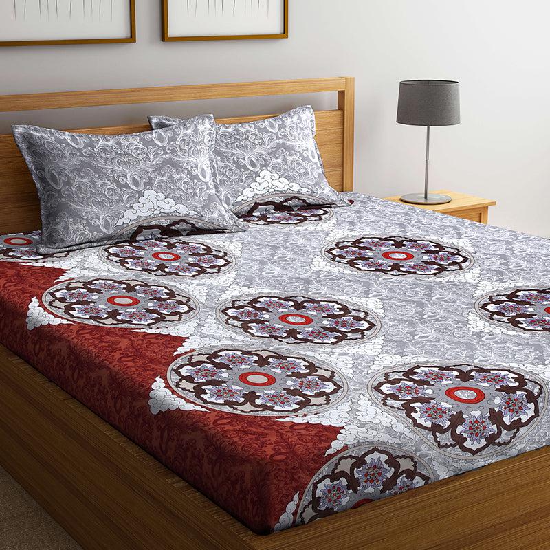 Buy Spike Ethnic Bedsheet Bedsheets from Vaaree