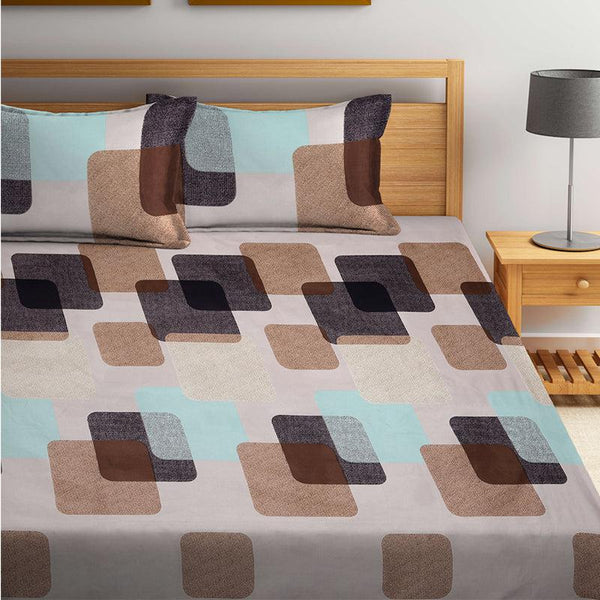 Buy Powell Geometric Bedsheet Bedsheets from Vaaree