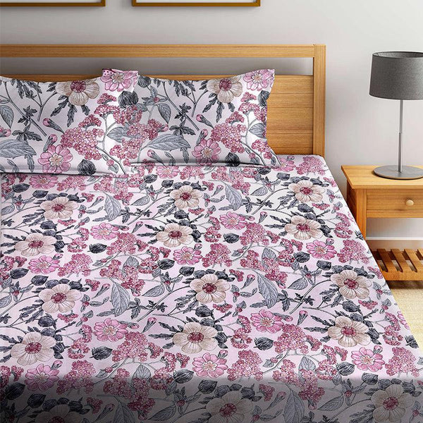 Buy Merlin Floral Bedsheet Bedsheets from Vaaree