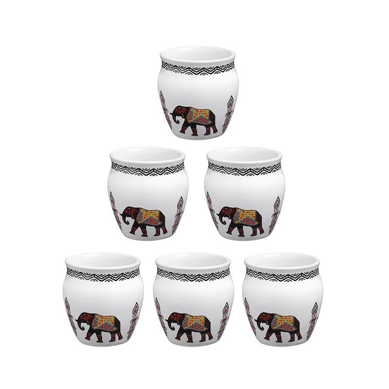 Buy Gaja Ethnic Khullad (220 ML) - Set Of Six Mug & Tea Cup from Vaaree