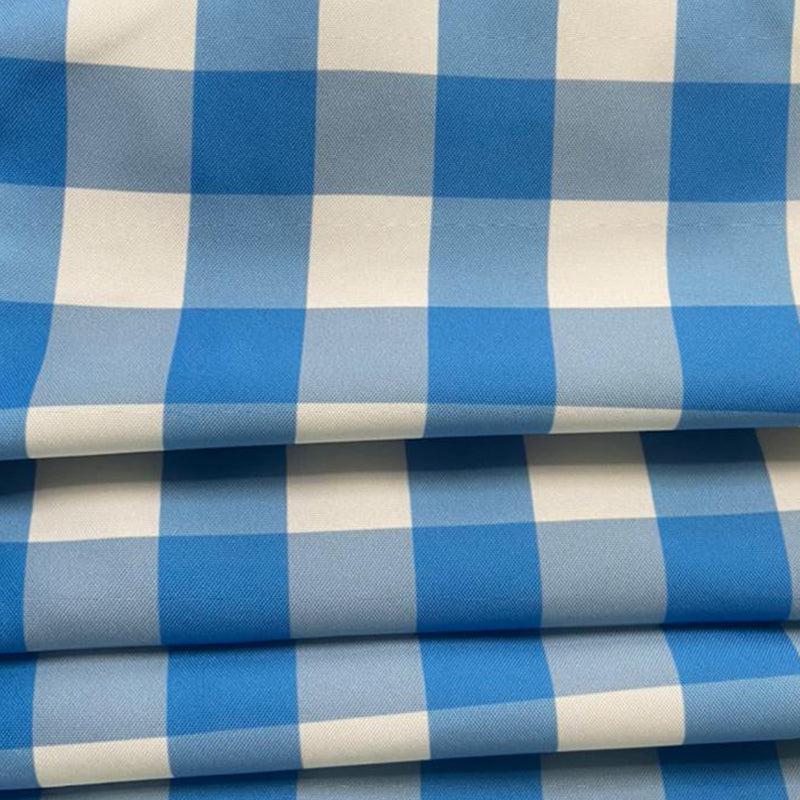 Buy Mabel Checkered Table Cloth - Blue Table Cover from Vaaree