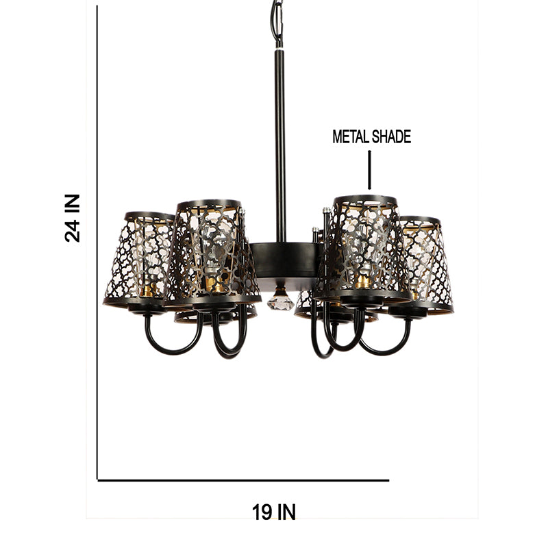 Ceiling Lamp - Enva Viya Etched Chandelier