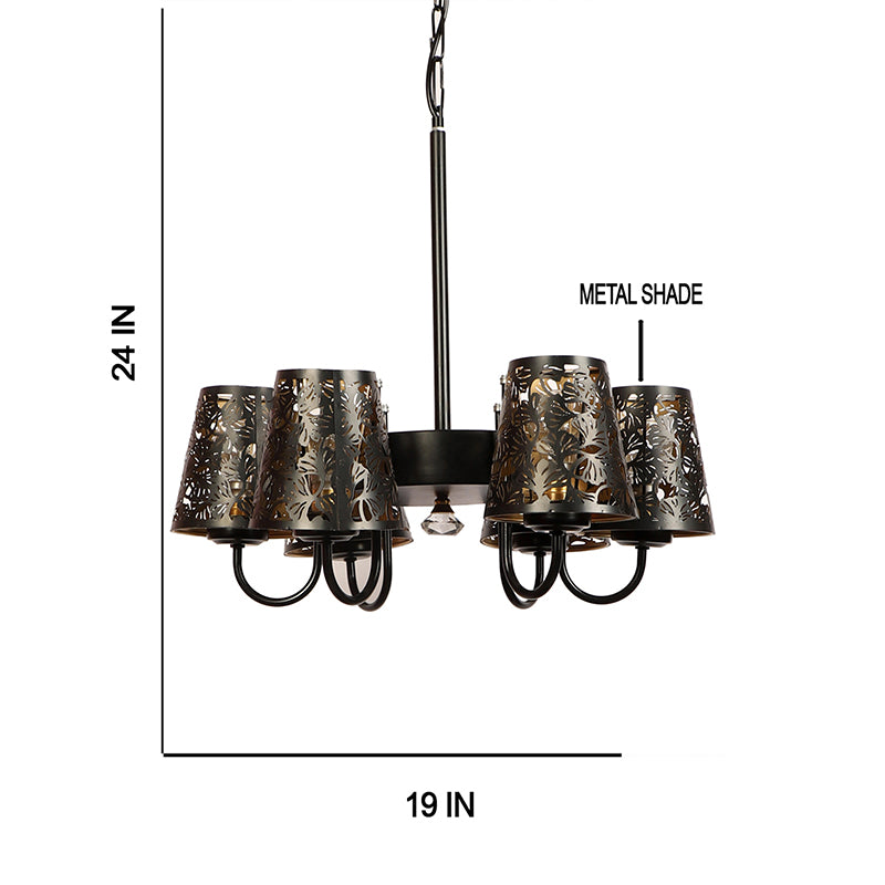 Ceiling Lamp - Bloomy Viya Etched Chandelier