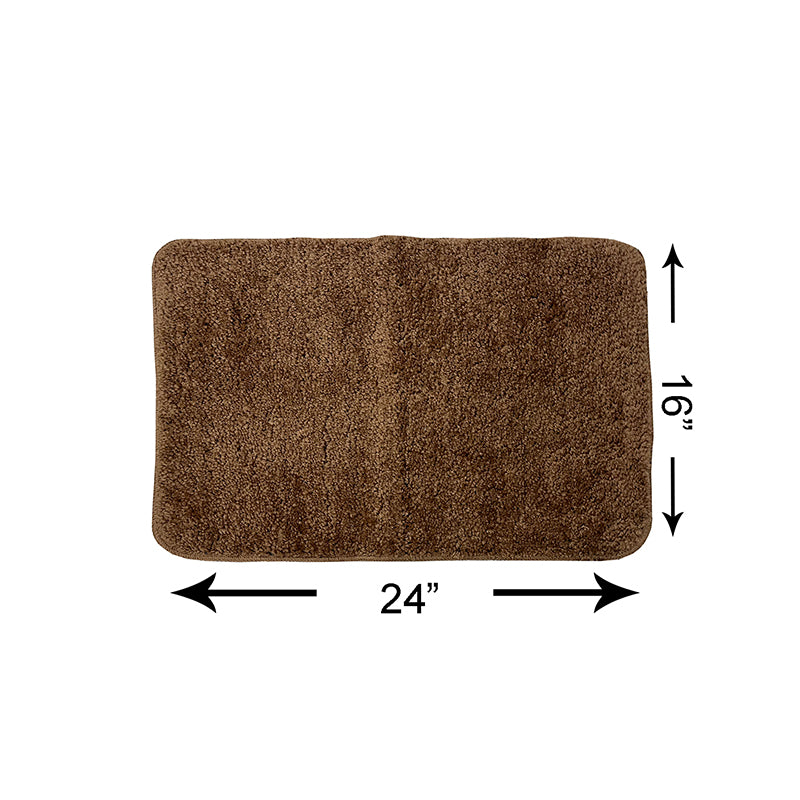 Buy Cleve Anti Skid Bath Mat - Brown Bath Mats from Vaaree