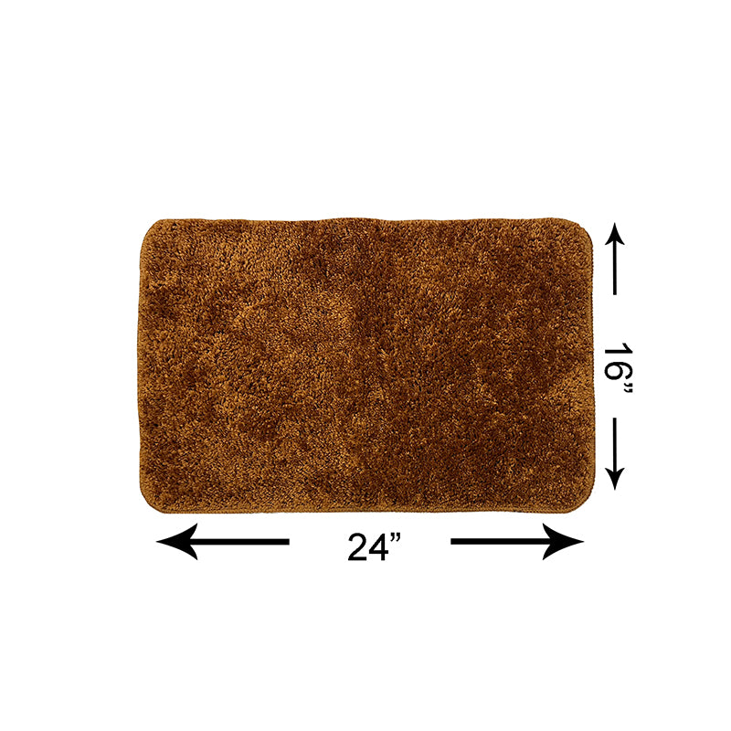 Buy Cleve Anti Skid Bath Mat - Dark Brown Bath Mats from Vaaree