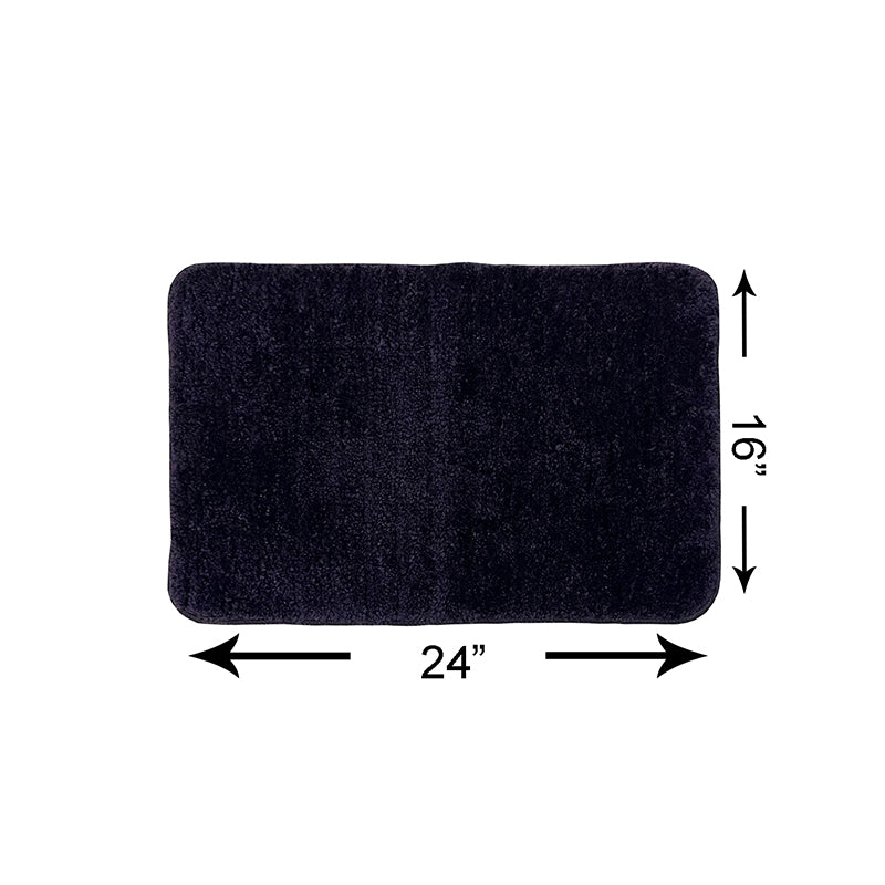 Buy Cleve Anti Skid Bath Mat - Black Bath Mats from Vaaree