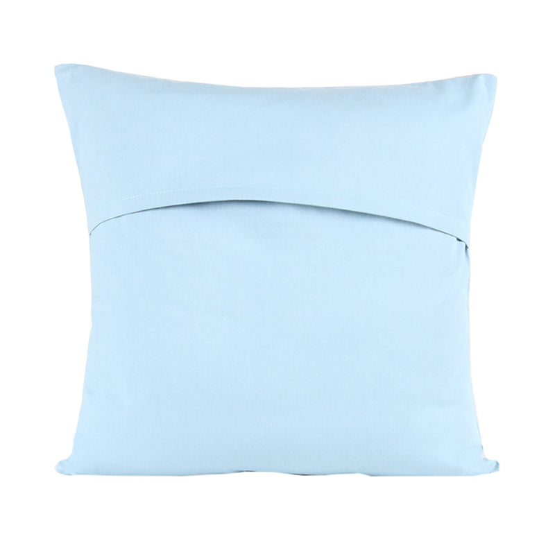 Buy Bhumiti Triva Cushion Cover - Blue & Peach Cushion Covers from Vaaree