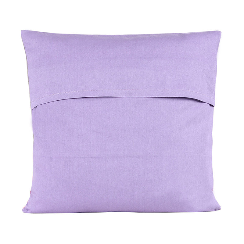 Buy Bhumiti Grid Cushion Covers - Purple & Grey Cushion Covers from Vaaree