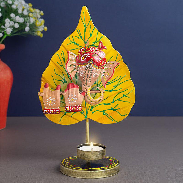 Buy Vinayaka Decorative Handpainted Tealight Candle Holder Candle Holders from Vaaree