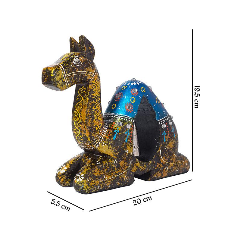 Buy Desert Camel Showpiece - Yellow Showpiece from Vaaree