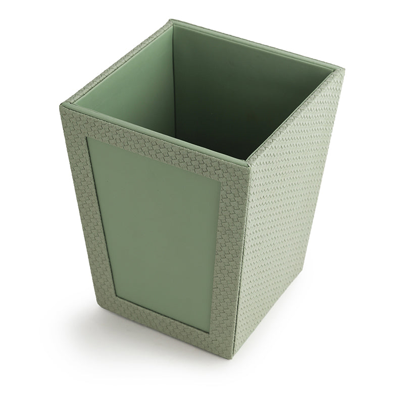 Dustbin - Arbo Vegan Leather Dustbin - Green