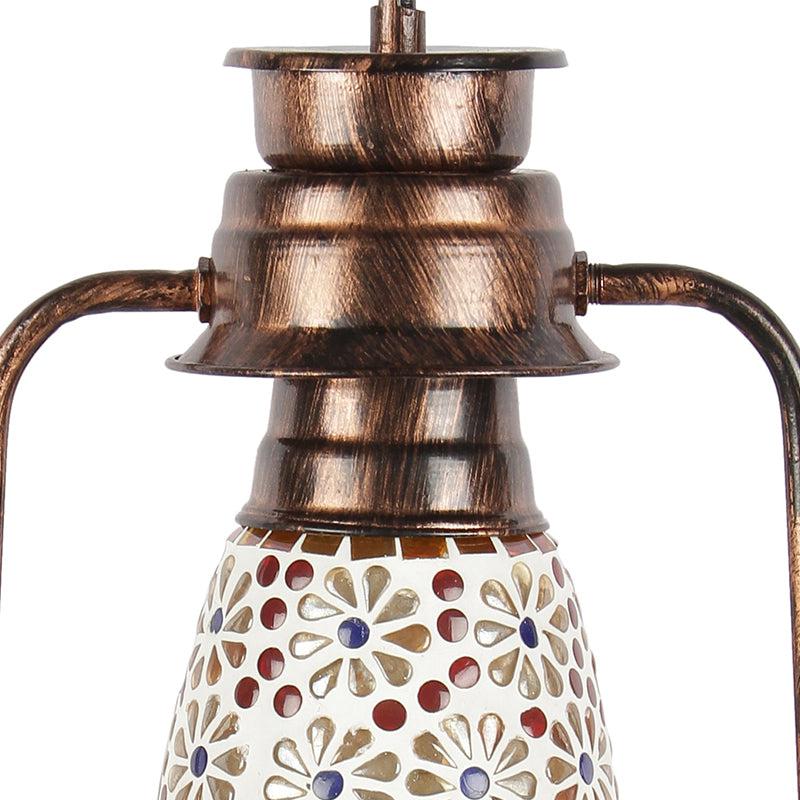 Buy Admya Mosaic Lantern Wall Lamp - Copper Wall Lamp from Vaaree