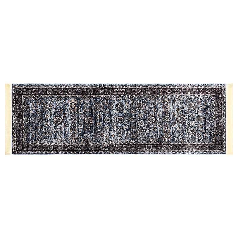 Buy Aavni Flora Runner Rug - Blue Runner Rug from Vaaree