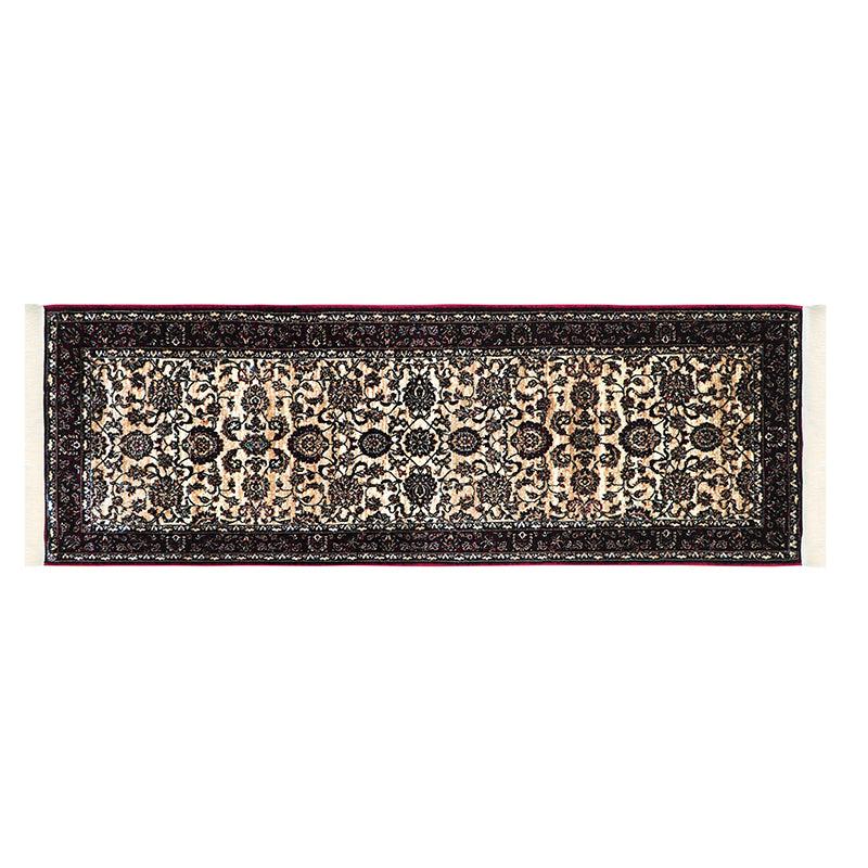 Buy Aavni Flora Runner Rug - Brown & Beige Runner Rug from Vaaree