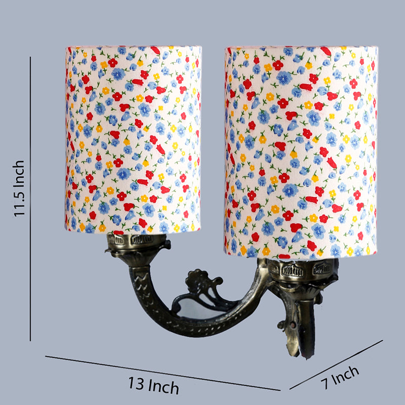 Wall Lamp - Vintage Color Splash Cylindrical Duo Wall Lamp