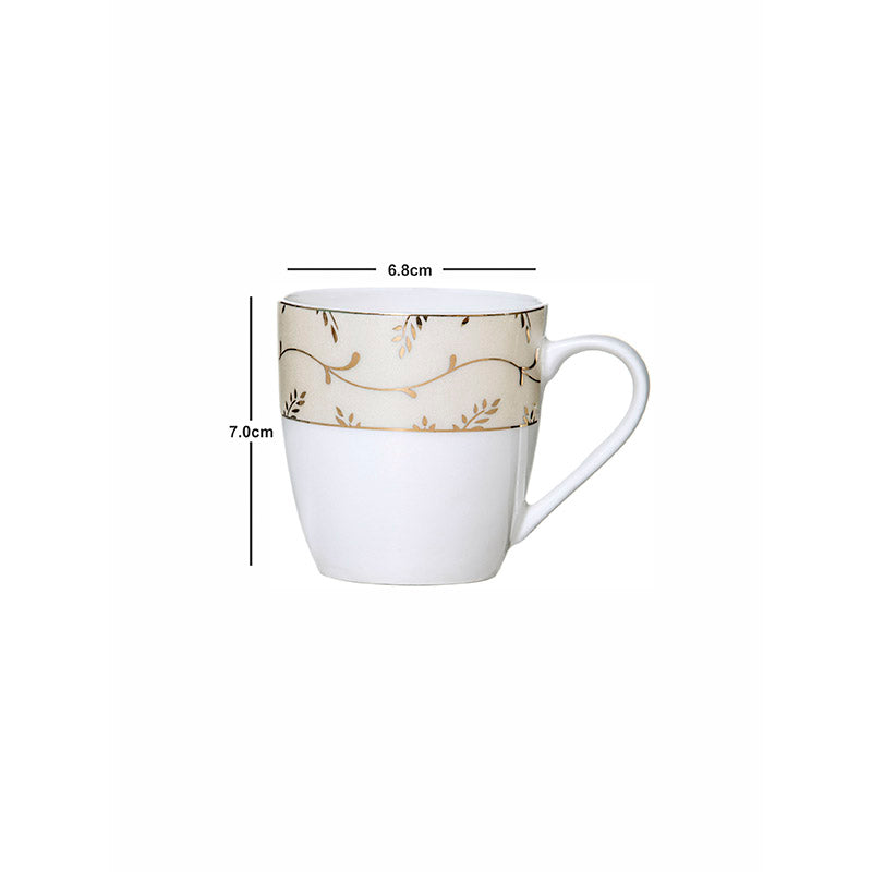 Buy Sego Floral Mug (180 ML) - Set Of Six Mug & Tea Cup from Vaaree