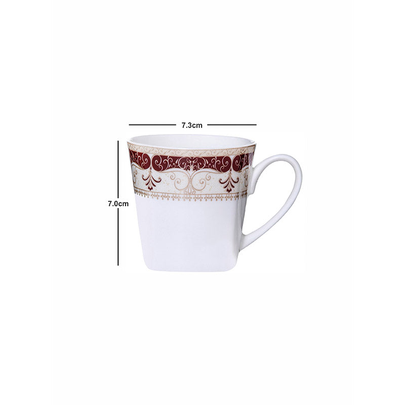 Mug & Tea Cup - Theara Trove Ethnic Mug (180 ML) - Set Of Six