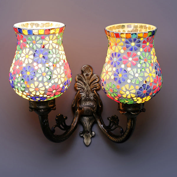 Buy Zava Twinner Duo Mosaic Wall Lamp Wall Lamp from Vaaree