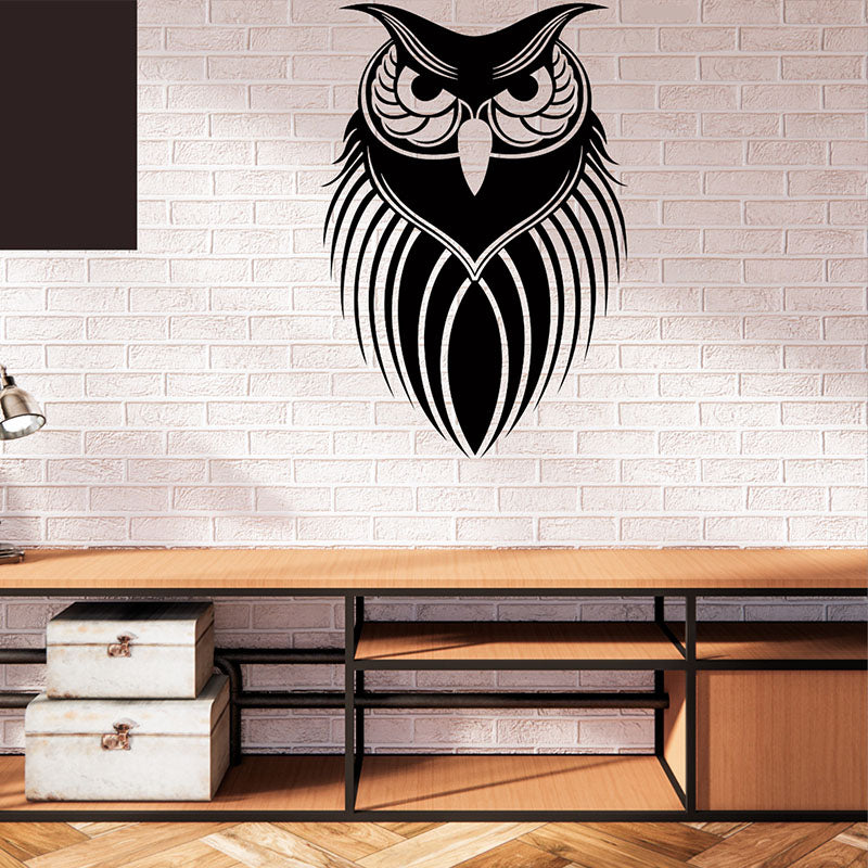 Wall Accents - Owl Black Wall Art