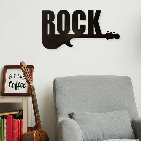 Wall Accents - Rock Black Wall Art