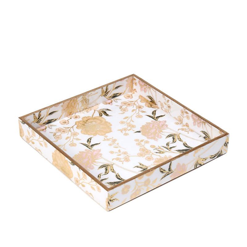 Buy Litra Floral Serving Tray Serving Tray from Vaaree