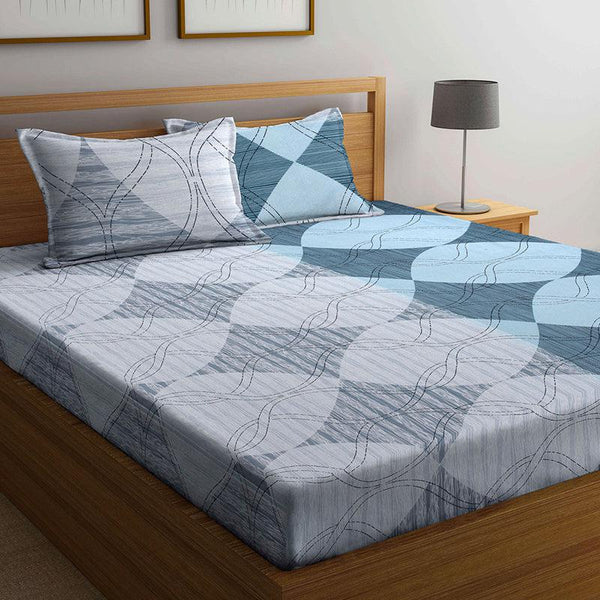 Buy Jasper Geometric Bedsheet Bedsheets from Vaaree