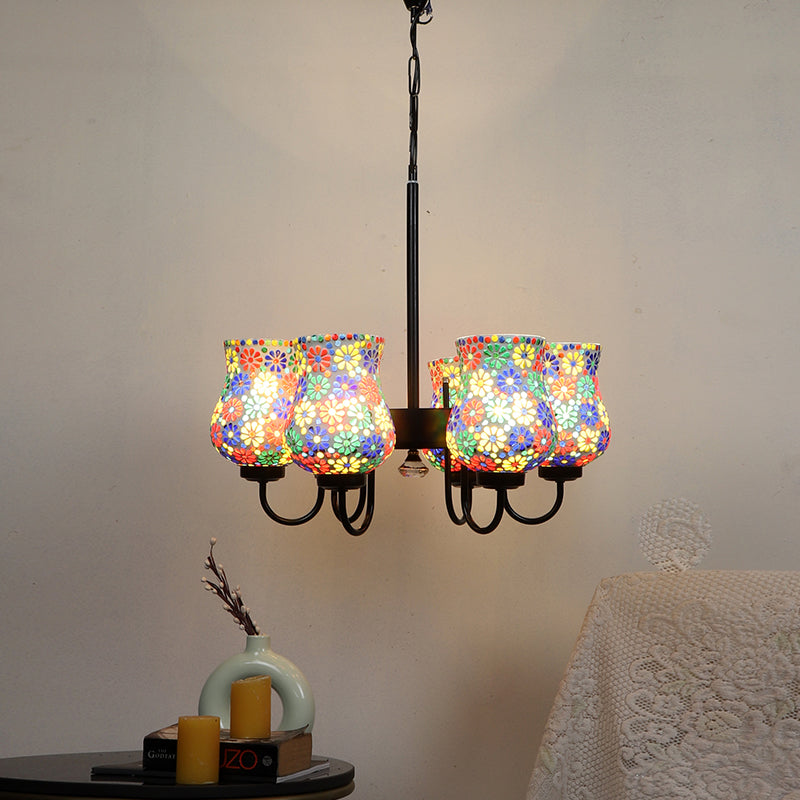 Ceiling Lamp - Ervo Viya Mosaic Chandelier