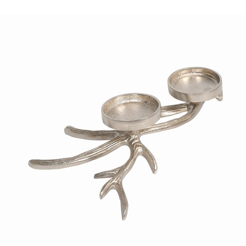 Buy Antler Charm Candle Holder - Silver Candle Holders from Vaaree