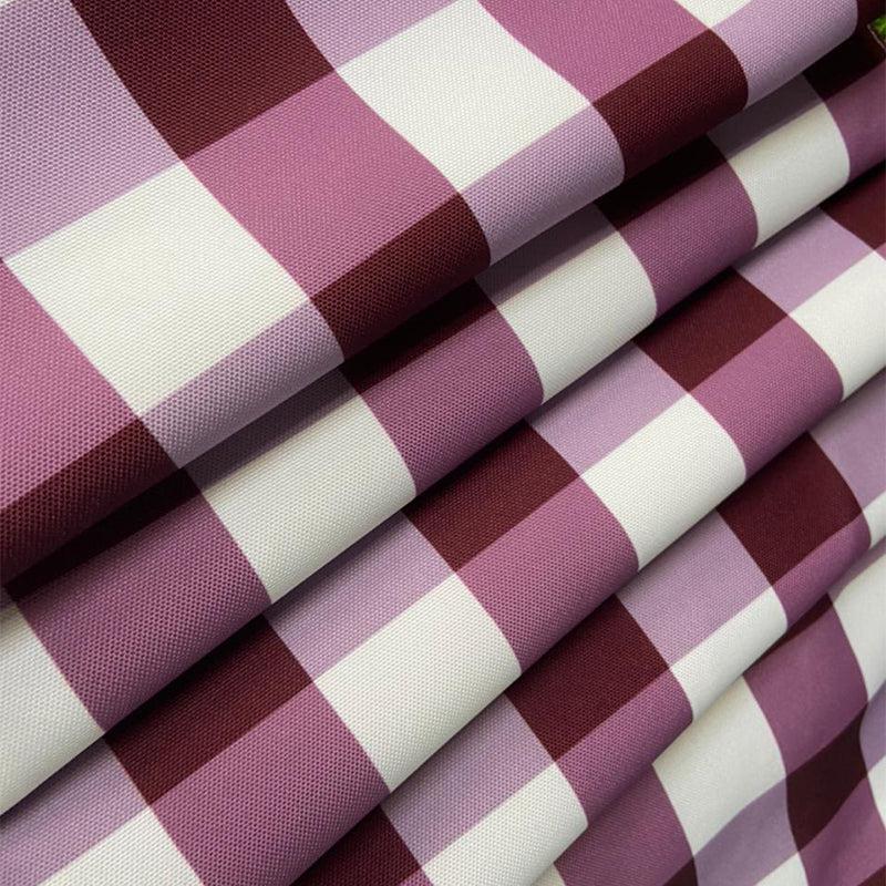 Buy Mabel Checkered Table Cloth - Purple Table Cover from Vaaree