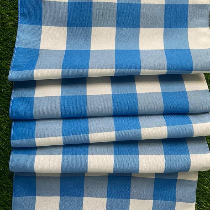 Buy Mabel Checkered Table Cloth - Blue Table Cover from Vaaree