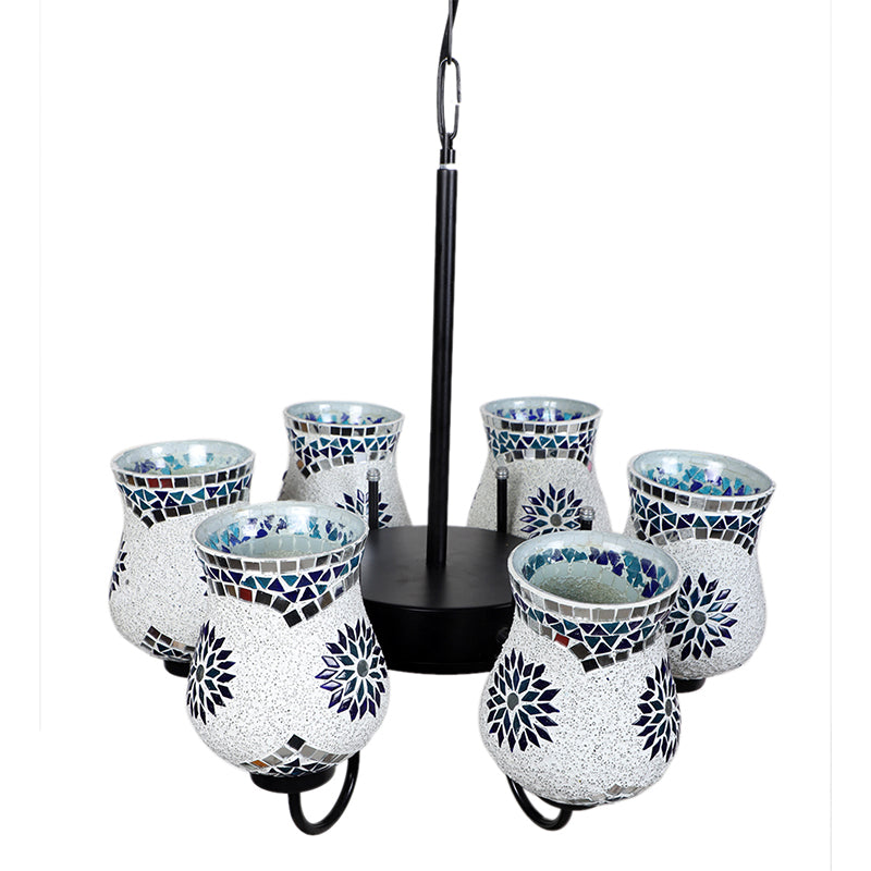 Buy Prita Viya Mosaic Chandelier Ceiling Lamp from Vaaree