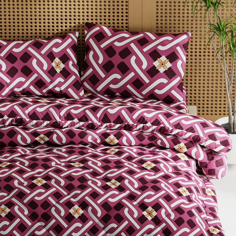 Buy Rhea Abstract Bedding Set Bedding Set from Vaaree