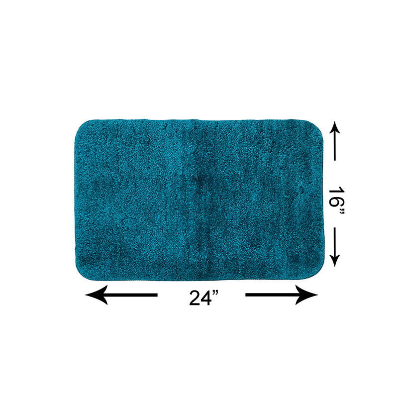 Bath Mats - Cleve Anti Skid Bath Mat - Turquoise