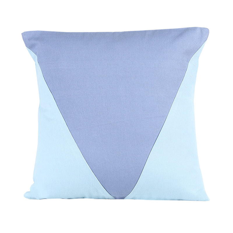 Buy Bhumiti Triva Cushion Cover (Blue) - Set Of Two Cushion Cover Sets from Vaaree