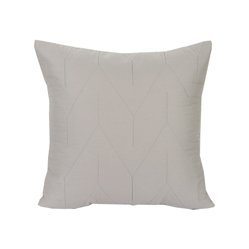 Buy Dhanesh Cushion Covers (Grey) - Set Of Three Cushion Cover Sets from Vaaree